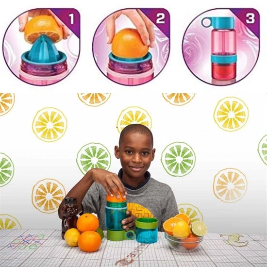 Практичная бутылка для воды с детоксикацией и цитрусовым лимонным соком