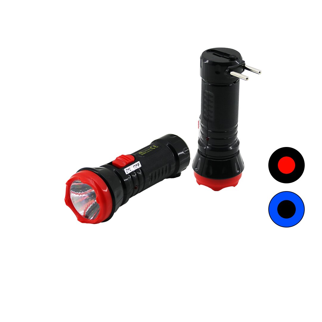 1 Вт односветодиодный перезаряжаемый фонарик дальнего действия