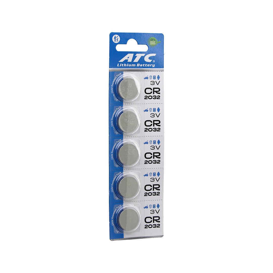 ATC LİTHİUM BATTERY CR-2032 PARA PİL LİTYUM 3V 5Lİ KART