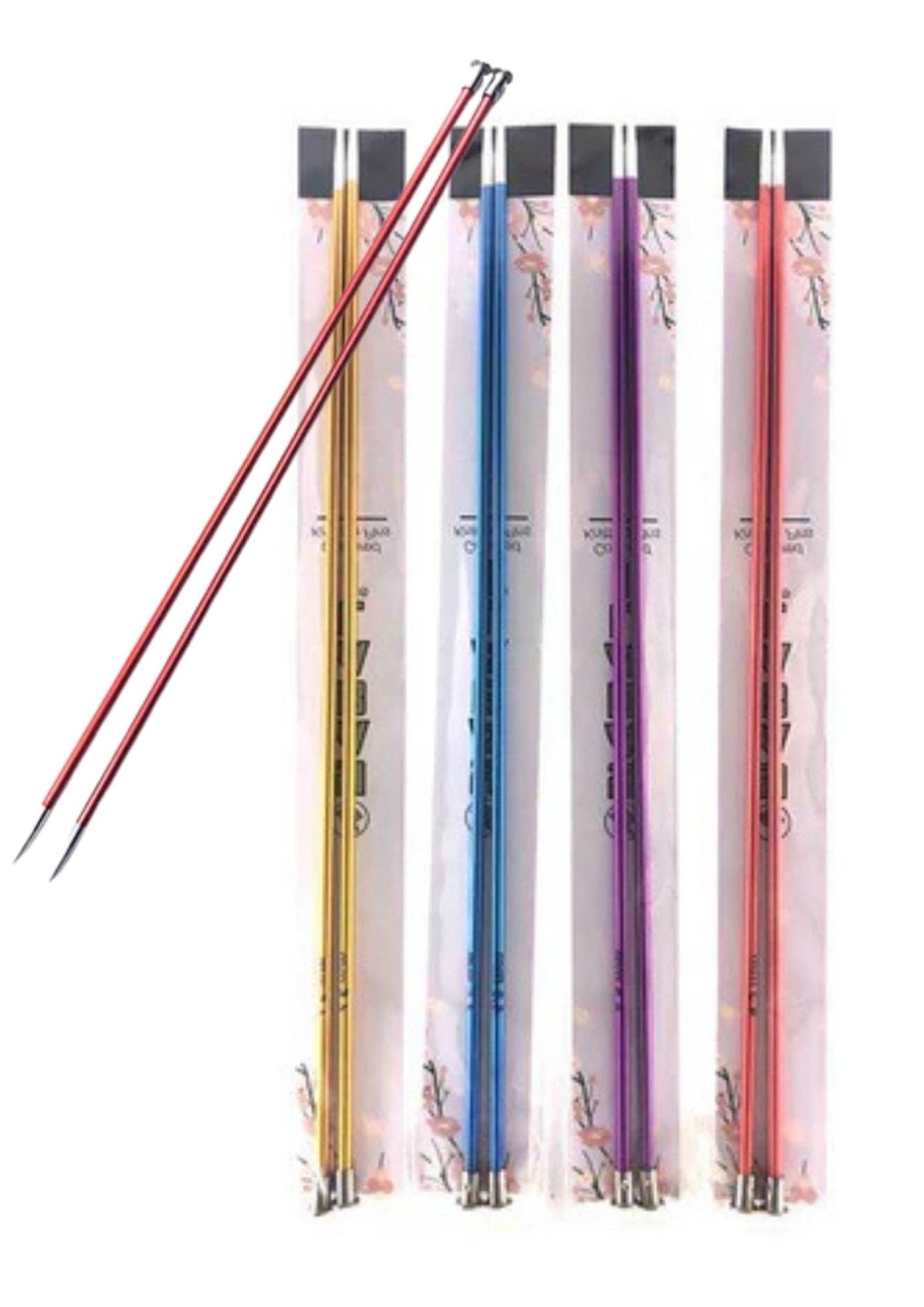Metalize Çift Renk Şiş 35 cm 4 Numara