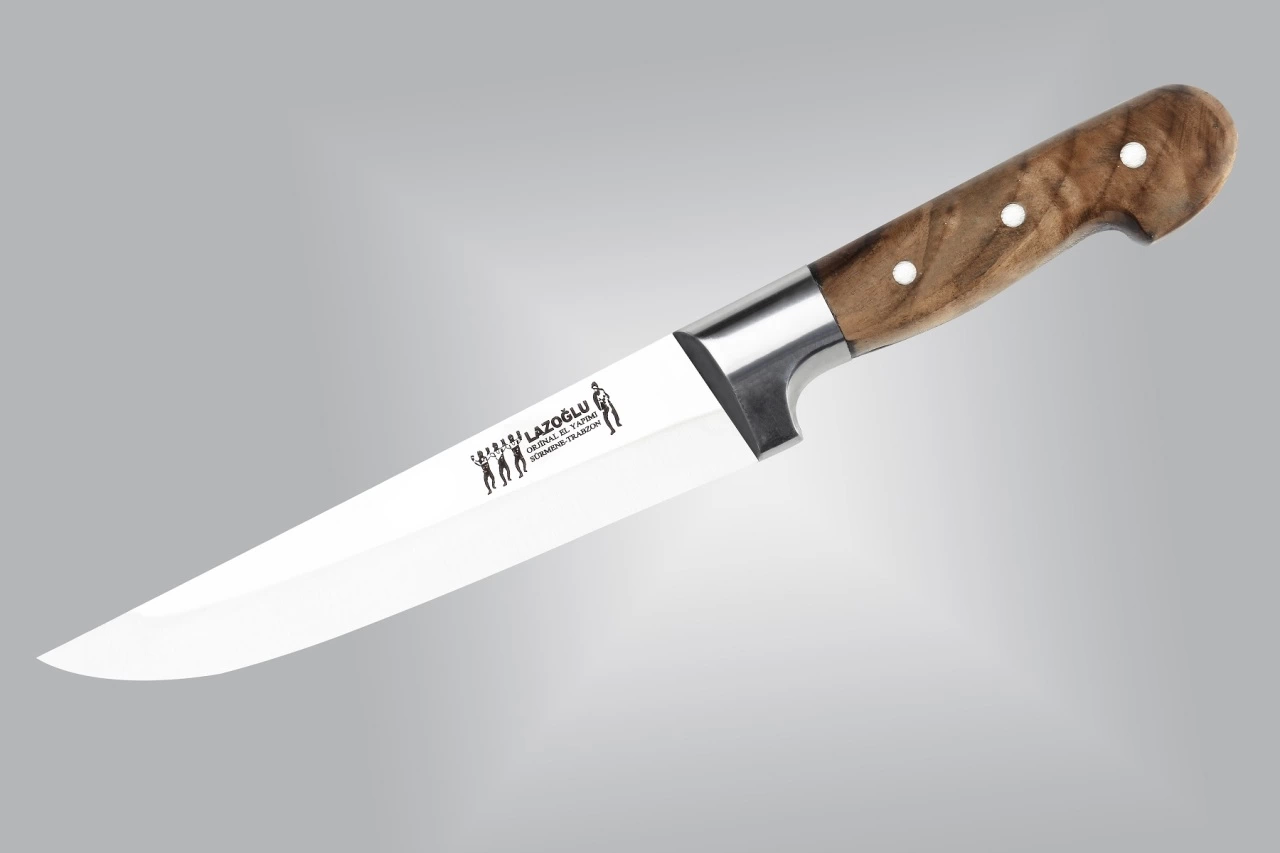 El Yapımı Sürmene Kurban Ve Kasap Bıçağı No:3 - Ahşap Sap