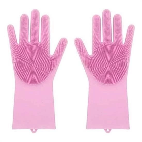 Isıya Dayanıklı Pratik Sihirli Silikon Bulaşık Yıkama Eldiveni
