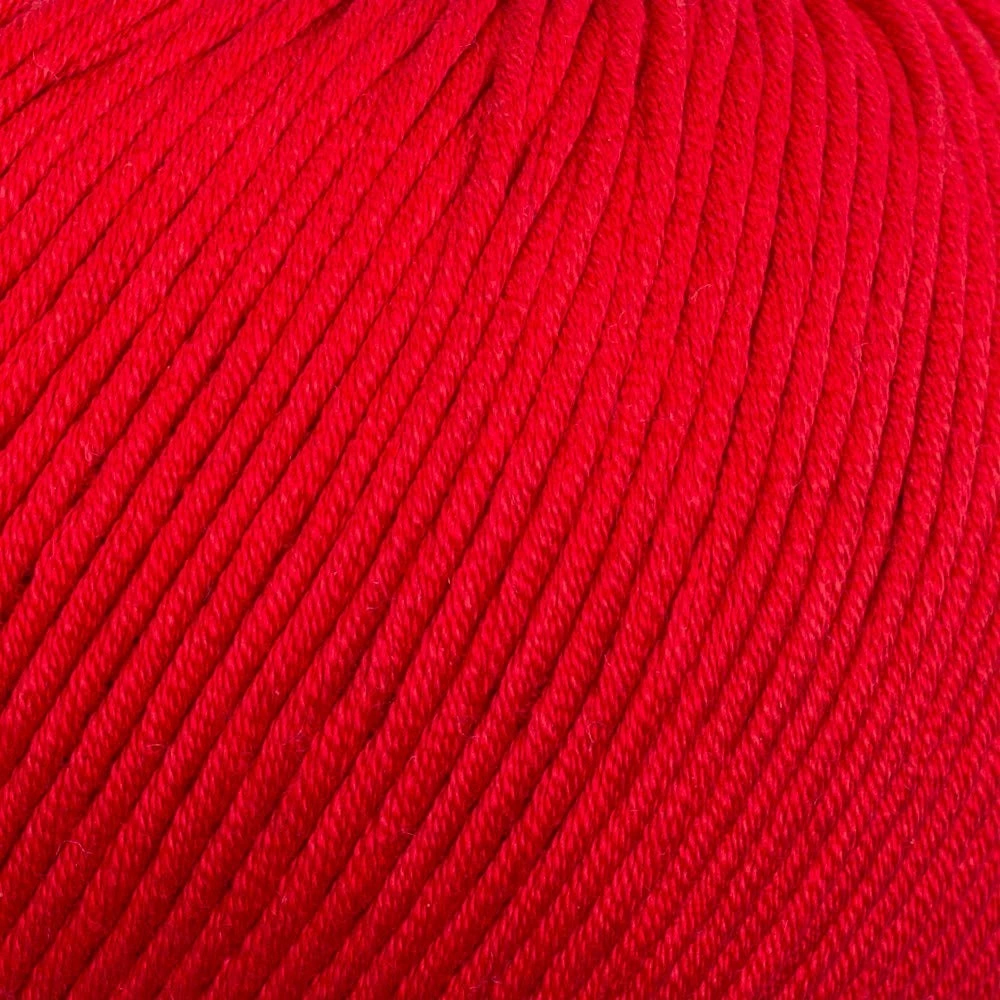 La Mia XL Mercerized Kırmızı El Örgü İpi - 19 - 33762