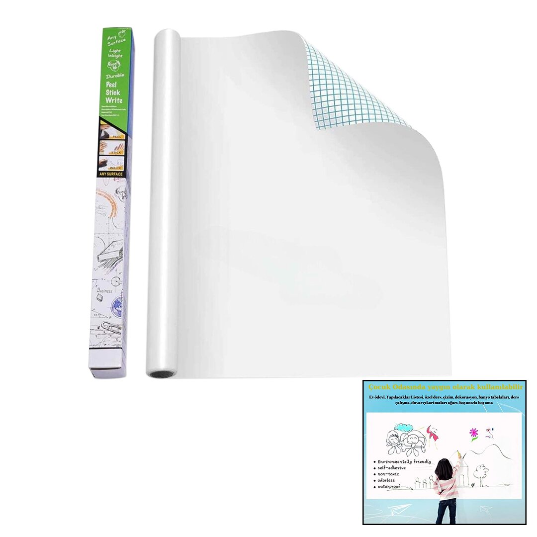Наклейка для белой доски из ПВХ-фольги - ручка 60x200 см