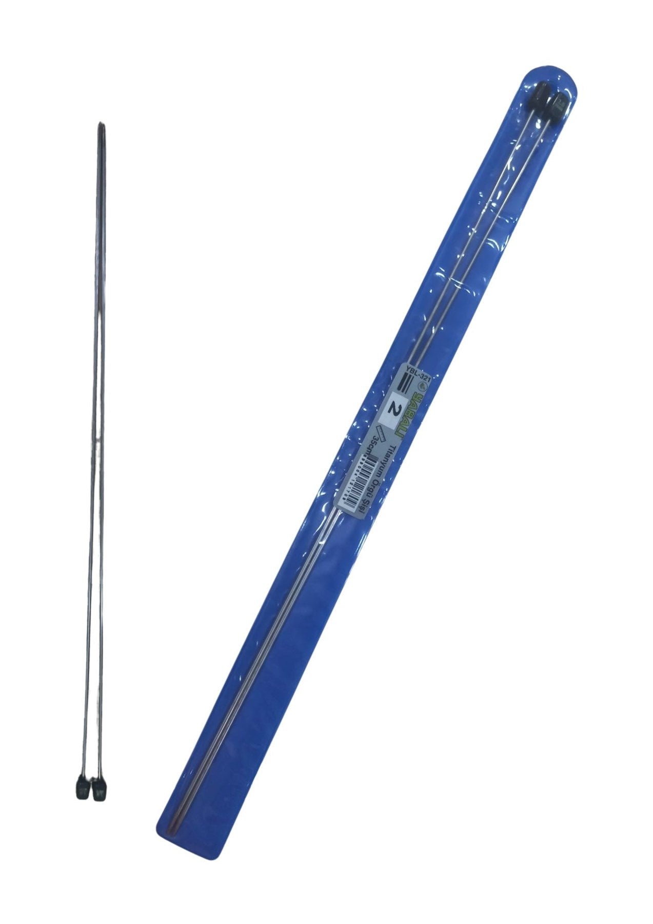 Örgü Şiş Titanyum 6 Numara 35 cm