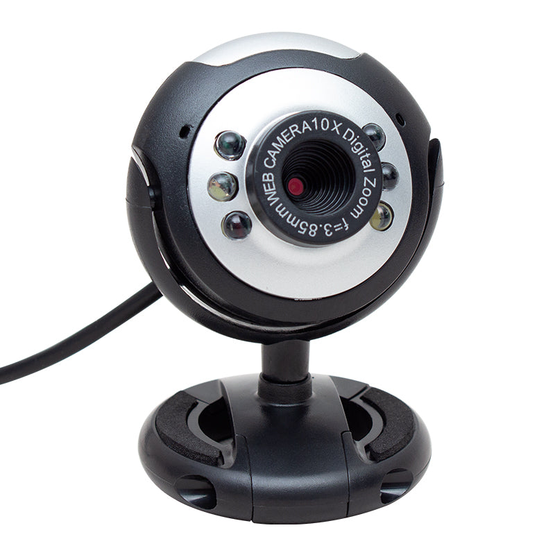 1.3 Mp 10X Zoom 6 Ledli Mikrofonlu Usb Webcam Kamera