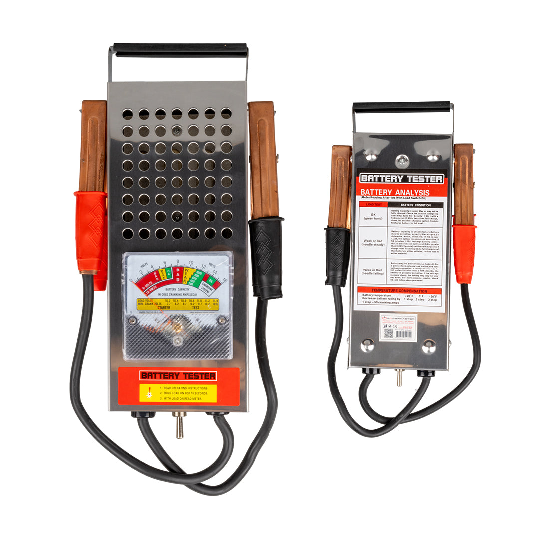 1 Volt - 16 Volt - 125 Amper Profesyonel Analog Akü Test Cihazı