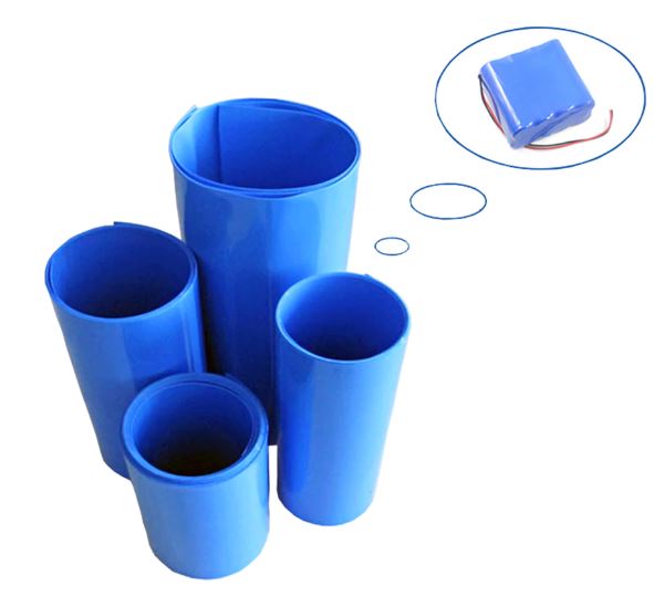 1 Mt Pvc Isı Borusu Mavi Shrınk 280 Mm 18650 Pil Yalıtım Isı Büzülme Kablo Kılıfı