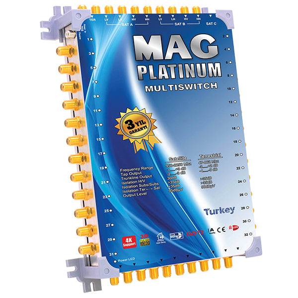 10*48 Конечный спутниковый коммутатор Mag Platinum