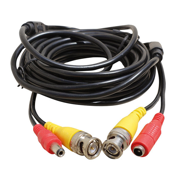 10 Metre Dişi-Erkek Jacklı Power Kablo + Bnc-Bnc Kablo