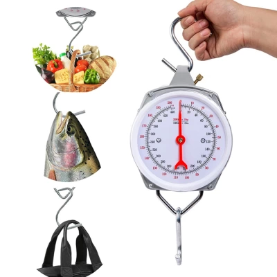 100 Kg Kapasiteli Askılı Terazi - Dayanıklı, Net Kadranlı, Çift Ölçü Birimli, Endüstriyel Ve Dış Me