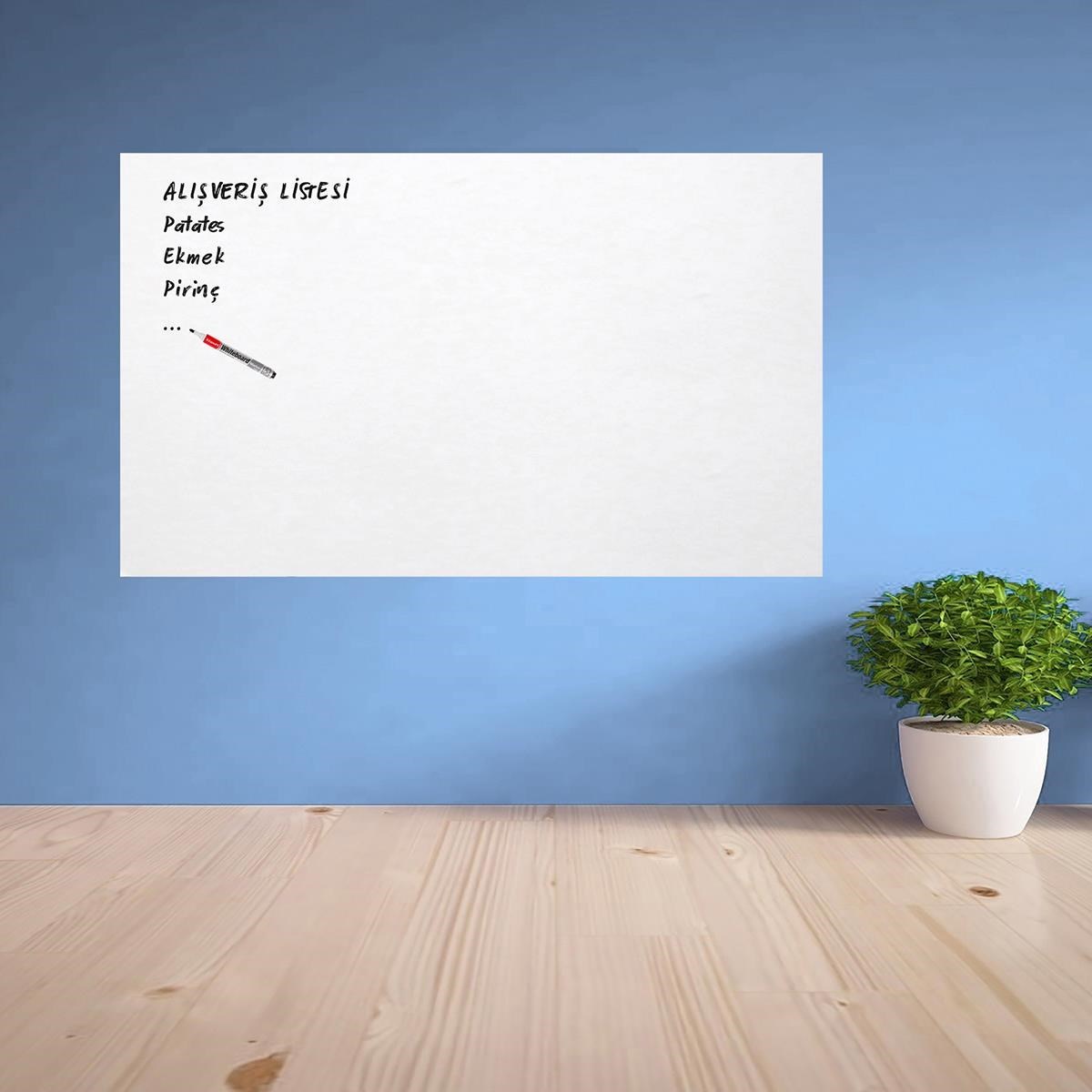 Магнитная наклейка на стену "Доска для записей" 100x60 см