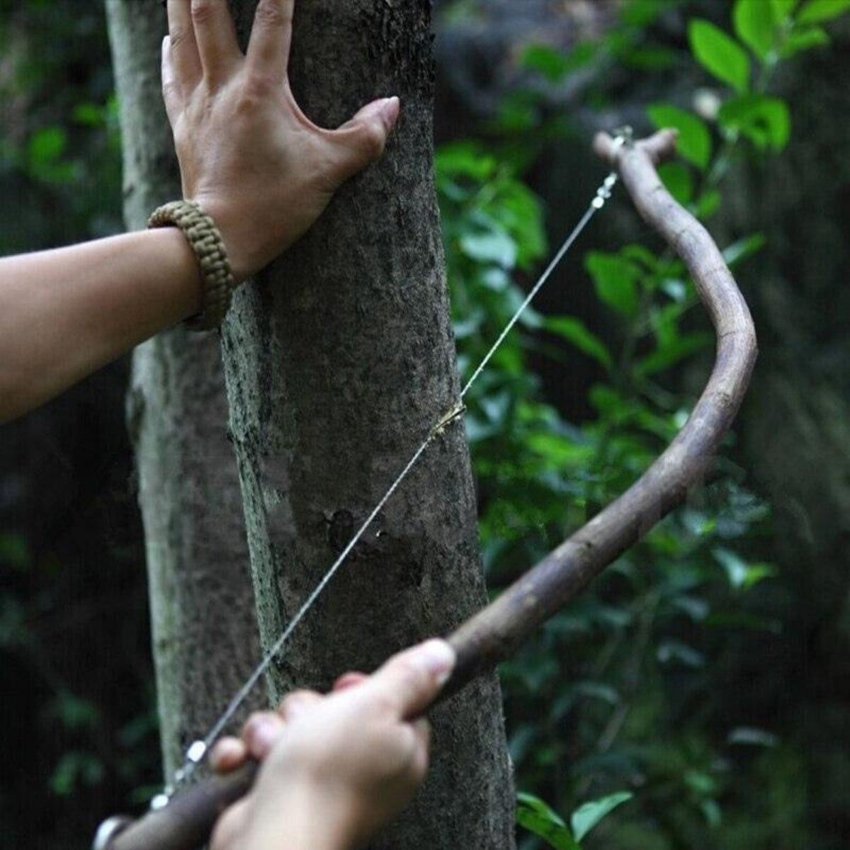 Портативная мини-цепная пила для резки проволоки, дерева, пластика, металла и кемпинга