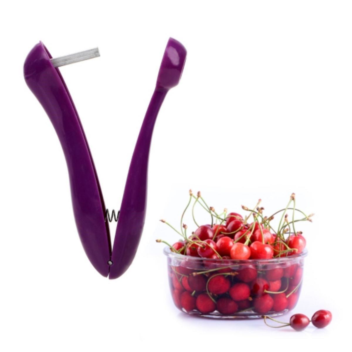 Практичный и простой инструмент для удаления косточек из оливок и вишен