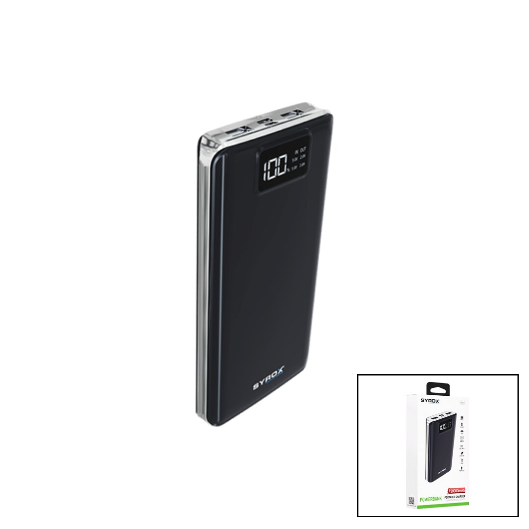 20.000Mah Led Dijital Powerbank 2 Giriş - 2 Çıkış
