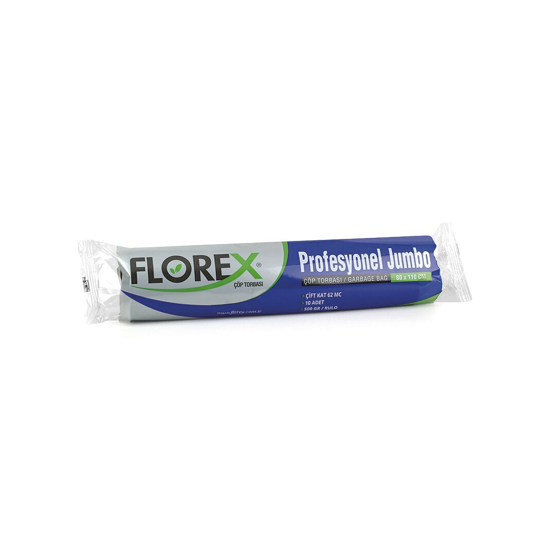 20 ADET FLOREX-515 PROFESYONEL JUMBO 10PCS 80X110CM.ÇÖP TORBA