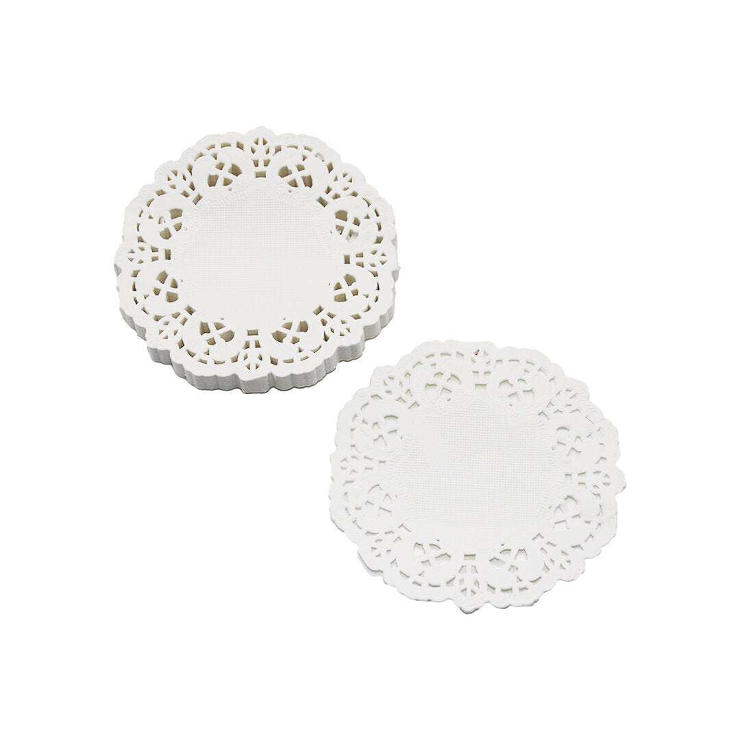20 шт. кружевных бумажных подставок