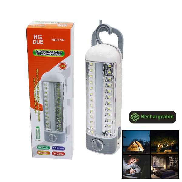 24 Smd Led Şarjlı Işıldak Fener