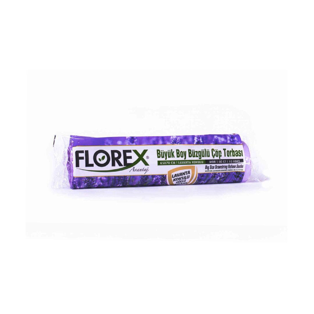 25 ADET FLOREX-503 AVANTAJ LAVANTA KOKULU BÜZGÜLÜ BÜYÜK 10PCS 65X70CM ÇÖP TORBA