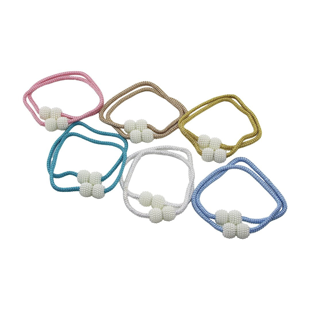 2 шт. шариков-бусин - цветная магнитная гирлянда для штор