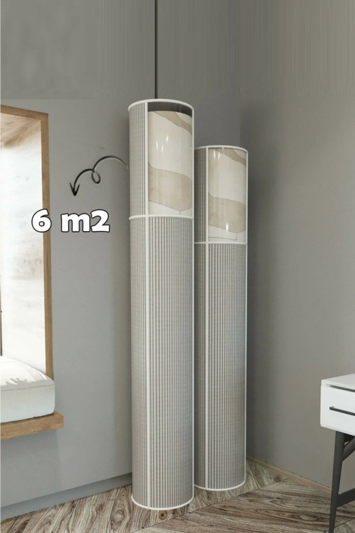 3 Lü Paket Hava Geçiren Özellikli Pvc Pencereli Halı Kılıfı Hurcu
