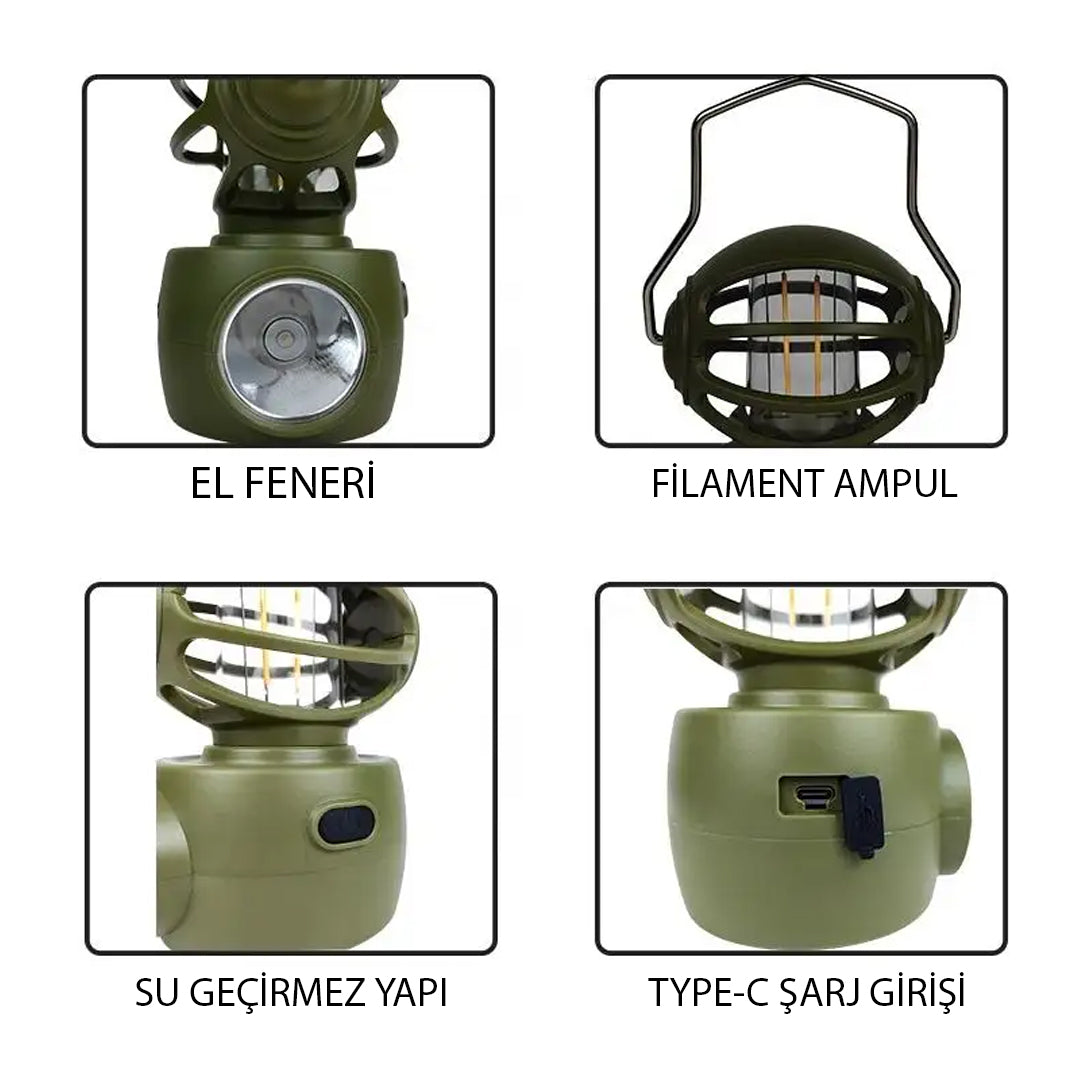 Кемпинговый фонарь Lf-3328a мощностью 30 Вт 