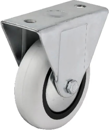 355 - 75x25 Mm Pvc Makaralı Sabit Teker 4 Adet