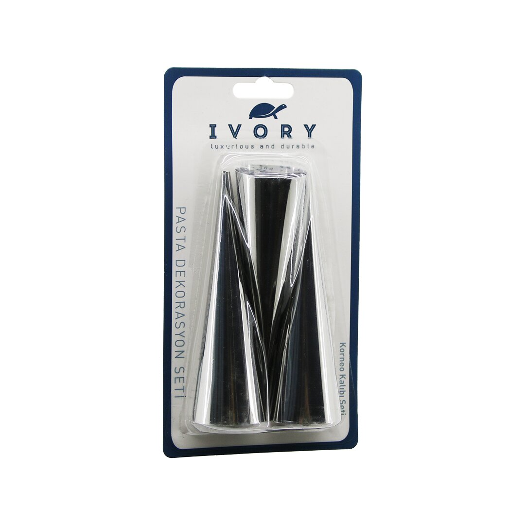 3 формы для украшения торта Corneo, диаметр: 3 см, длина: 12 см