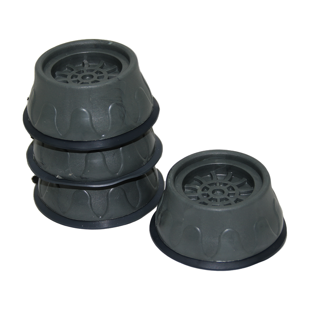 4 PARÇA  KÜÇÜK GRİ ÇAMAŞIR MAKİNE TİTREŞİM ÖNLEYİCİ AYAK