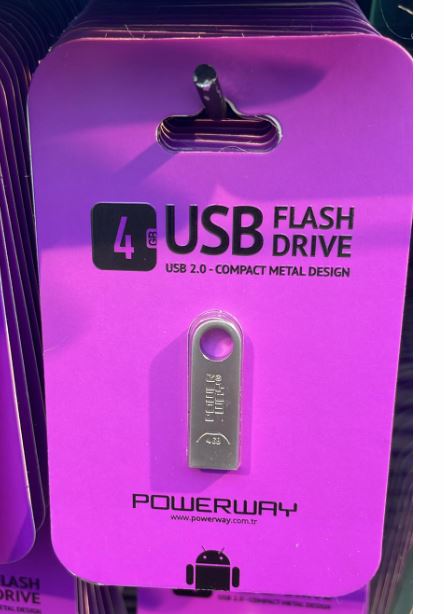 4 Gb Metal Usb Flash Bellek