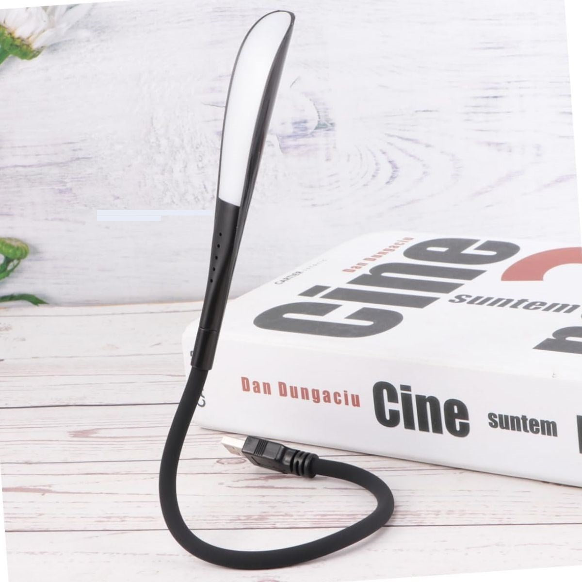 USB Girişli 14 Ledli 3 Kademeli Dokunmatik Masa/Kitap Okuma Lambası Ledi Siyah