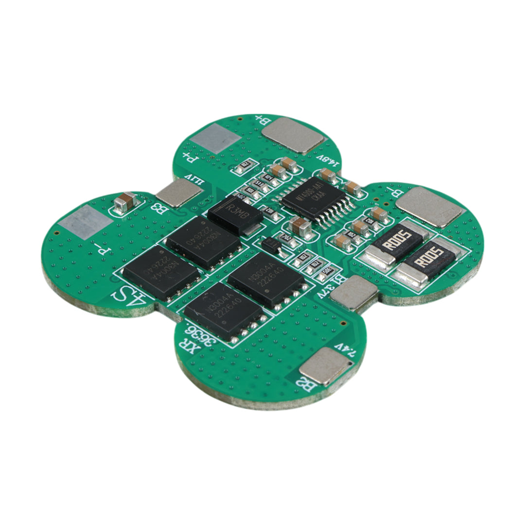 Схема платы защиты BMS 4s 14.8v-16.8v 15a Li-ion 18650 