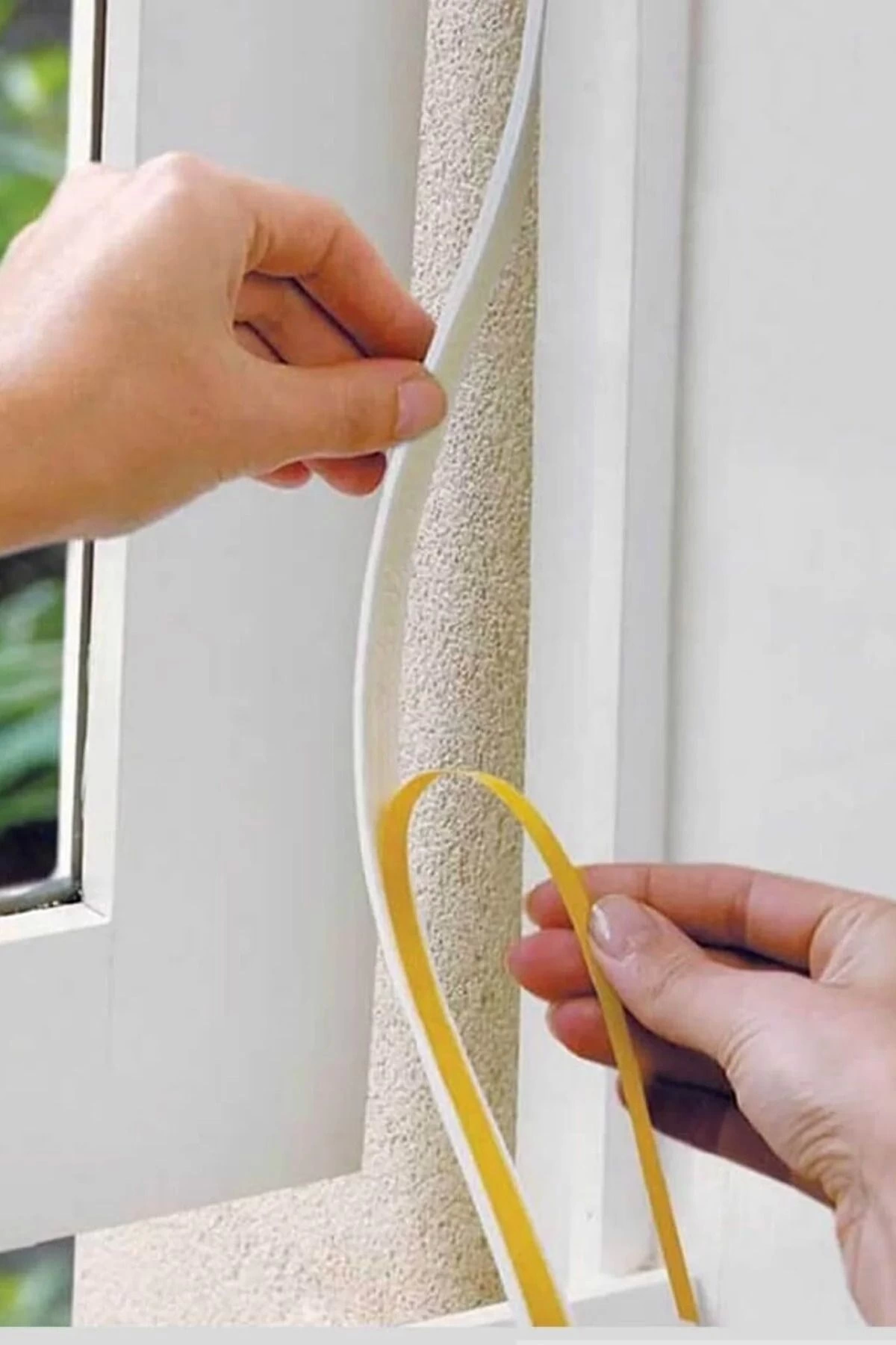 5 Adet 9 Metre Pencere Izolasyon Bandı Yapışkanlı Cam Yalıtım Süngeri Rüzgar Soğuk Kesici Pimapen F