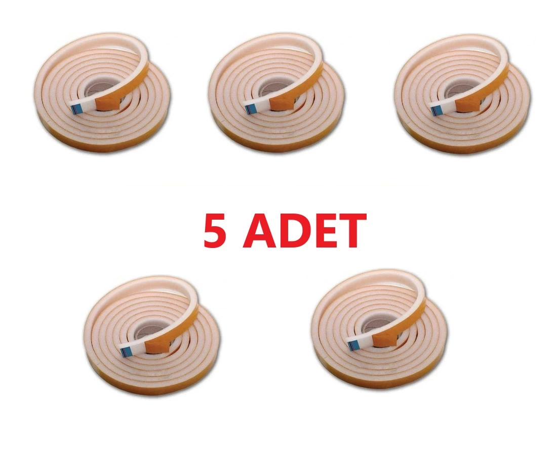 5 Adet 9 Metre Pencere Izolasyon Bandı Yapışkanlı Cam Yalıtım Süngeri Rüzgar Soğuk Kesici Pimapen F