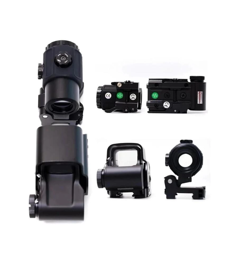 558-g43 Xps2 Hedef İşaretleyici Red Dot - Holografik Nişangâh, 5x Büyütmeli Set-siyah