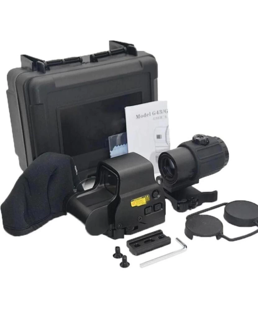 558-g43 Xps2 Hedef İşaretleyici Red Dot - Holografik Nişangâh, 5x Büyütmeli Set-siyah