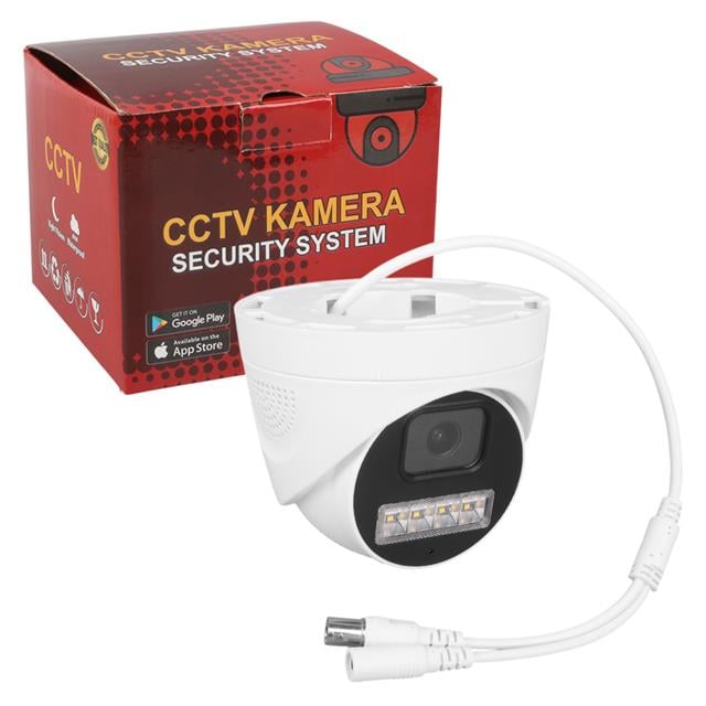 5MP 2.8MM 4 Warmled Fullcolor Plastik Kasa AHD Analog Dome Güvenlik Kamerası PL-29099