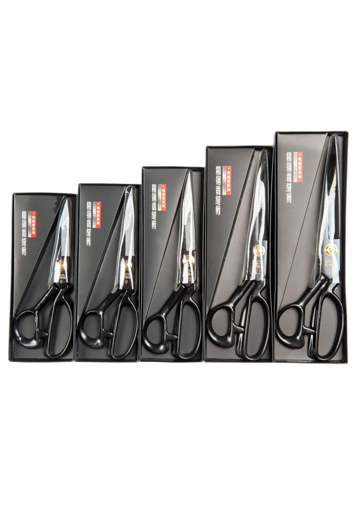 Terzi Makası Siyah Metal Saplı 9 Numara