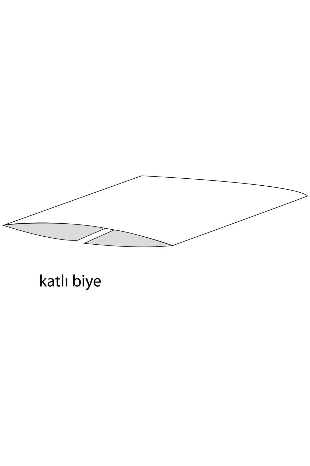 Biye Saten Katlı 047 Kahverengi 2 cm 25 Metre %100 Polyester