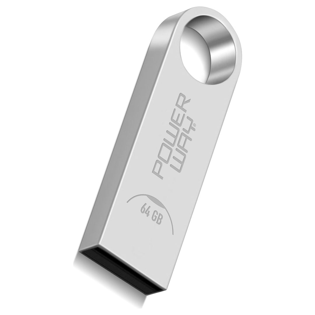 Металлическая флеш-память USB 2.0 объемом 64 ГБ 