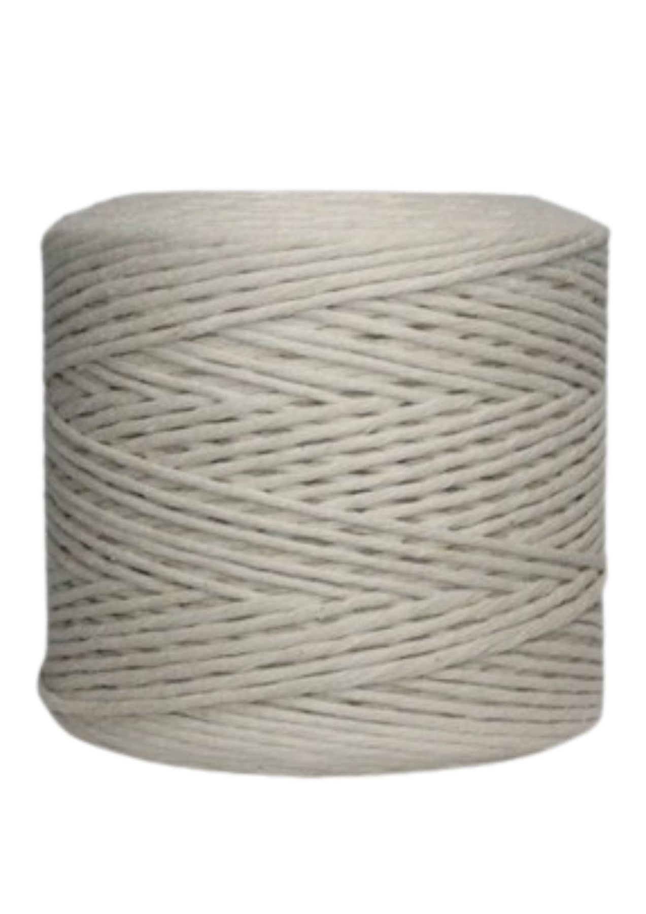 Pamuk Makrome 4 mm İp Krem