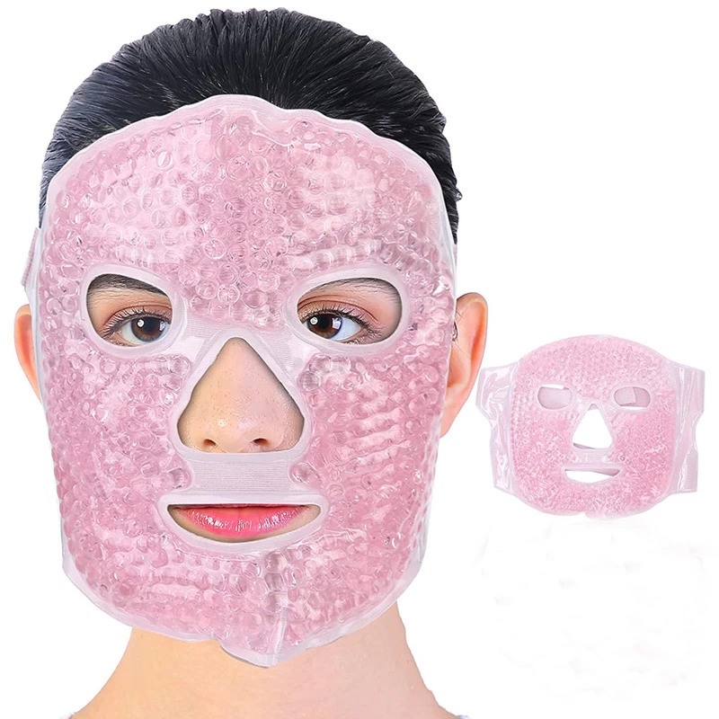 Terapi Jel Yüz Maskesi Soğuk Ve Sıcak Boncuklu Ayarlanabilir Maske