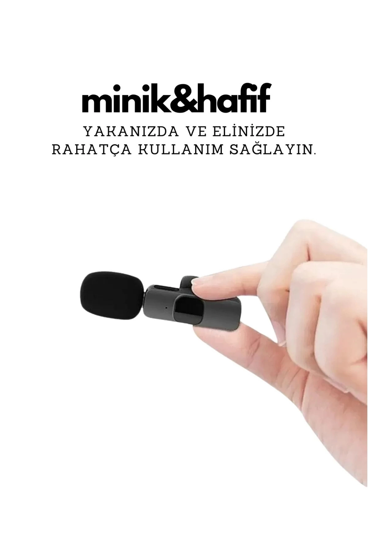 Type-c Çiftli Kablosuz Yaka Mikrofonu Seti - Youtube, Tiktok, Vlog Ve Canlı Yayınlar İçin Telefon U