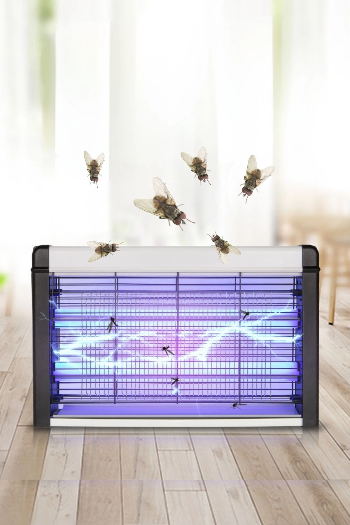 6W Taşınabilir ve Asılabilir Elektrikli Led Sivrisinek Yok Edici Hem Gece Lambası Hem Haşere Engell