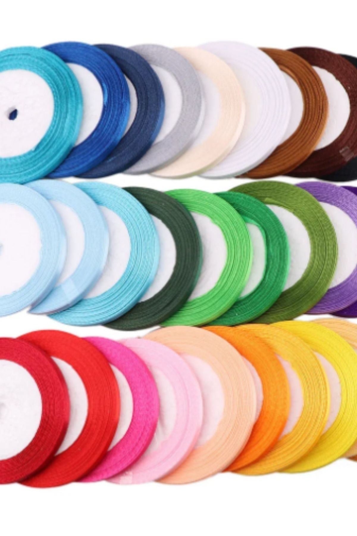 Saten Kurdele 6 mm Mint 10 Metre