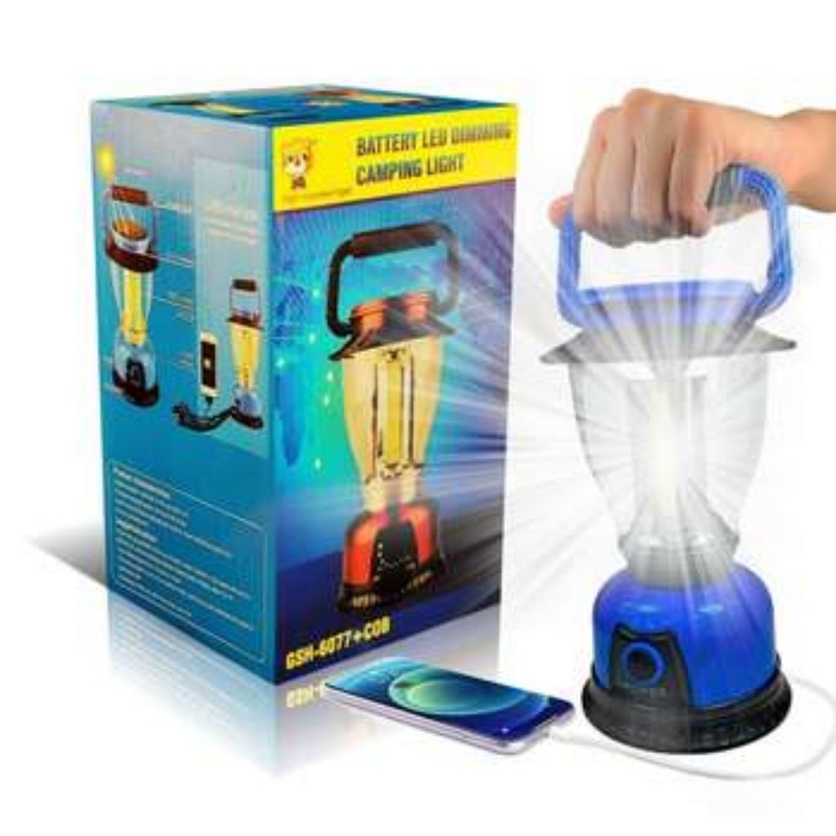 Ledli Kamp Lambası Pilli Ayarlı LED Işıldak Aydınlatma