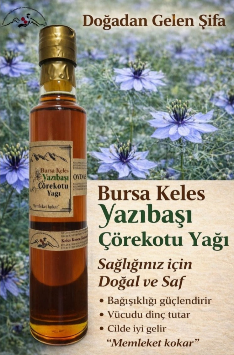 Bursa Keles Yazıbaşı Çörekotu Yağı