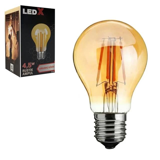 A-60 Kırılmaz Gövde 4,5 Watt Rustik Ampul
