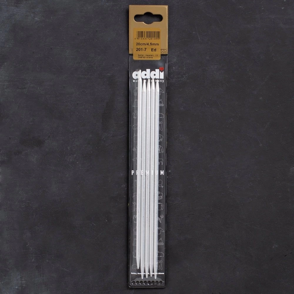 Addi 4,5mm 20cm 5 li Çorap Şişi - 201-7