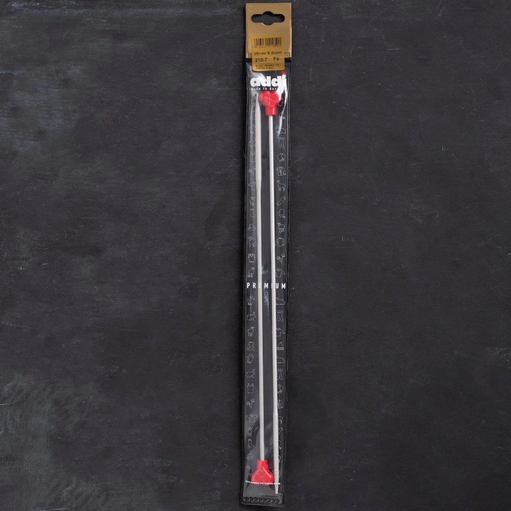 Addi 5mm 35cm Klasik Alüminyum Hızlı Örgü Şişi - 2